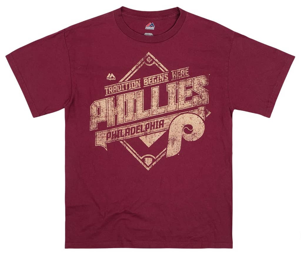 2011 Philadelphia Phillies Majestic Graphic Tee M