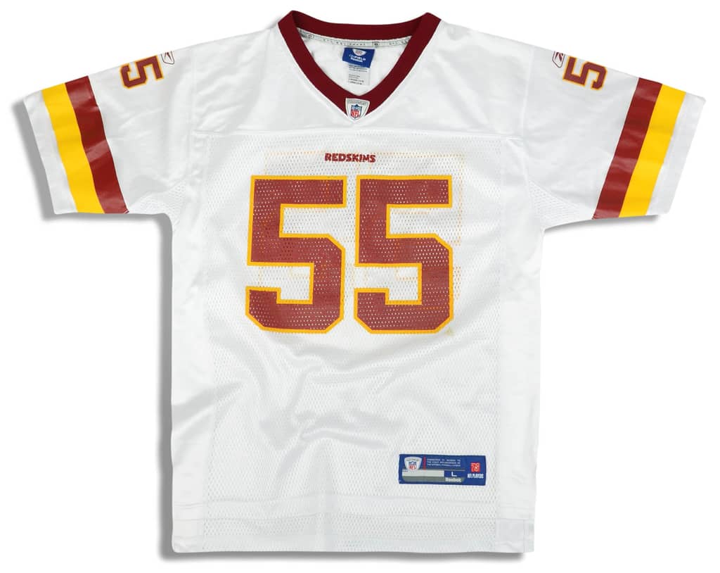 2008 Washington Redskins Taylor #55 Reebok On Field Jersey (Away) Y