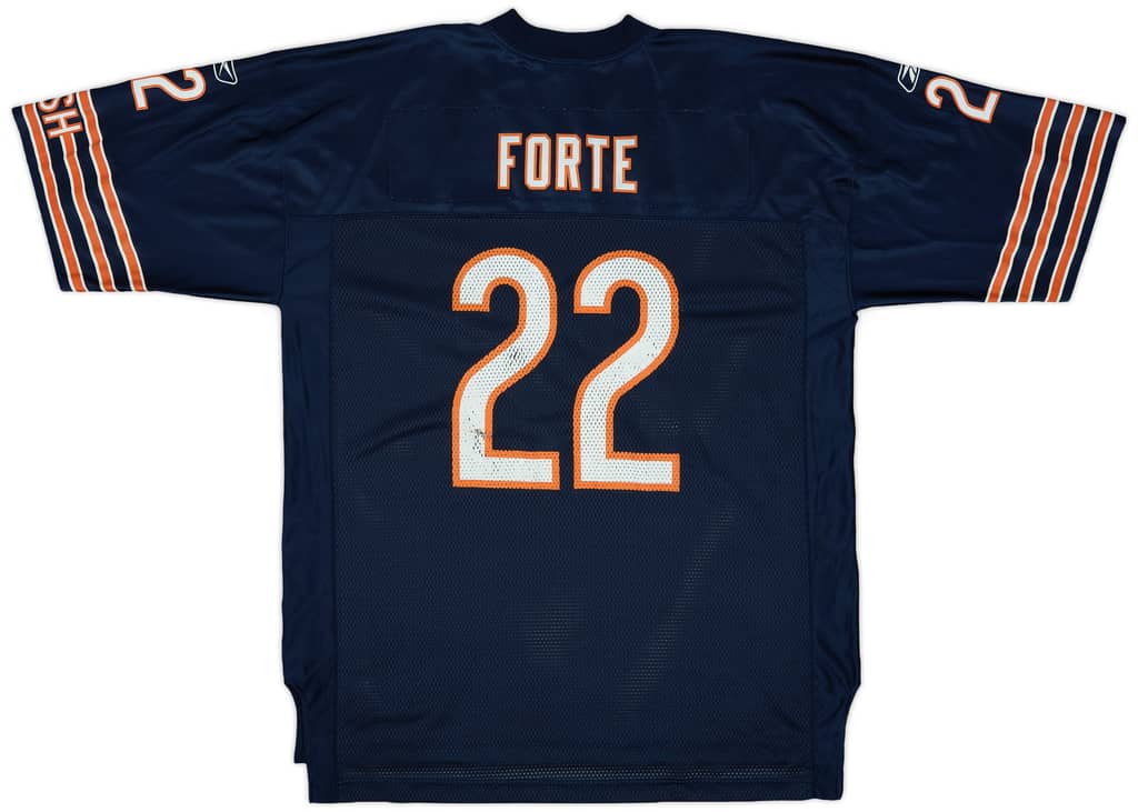 2008 Chicago Bears Forte #22 Reebok On Field Home Jersey - 6/10 - (XL)