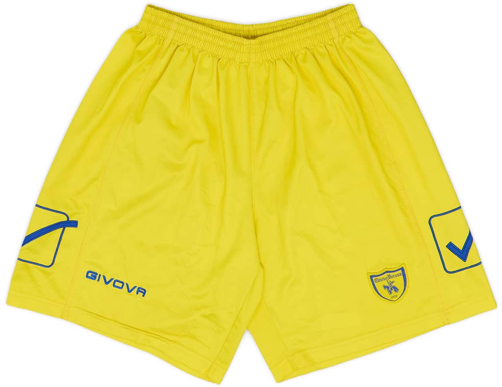 2009-10 Chievo Verona Home Shorts - 8/10 - (M)