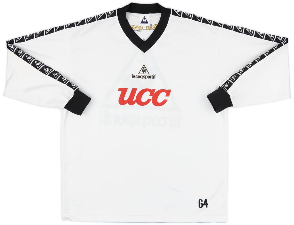 1998 Nagoya Grampus Eight Player Issue Le Coq Sportif Training L/S Shirt #64 - 7/10 - (XXL)