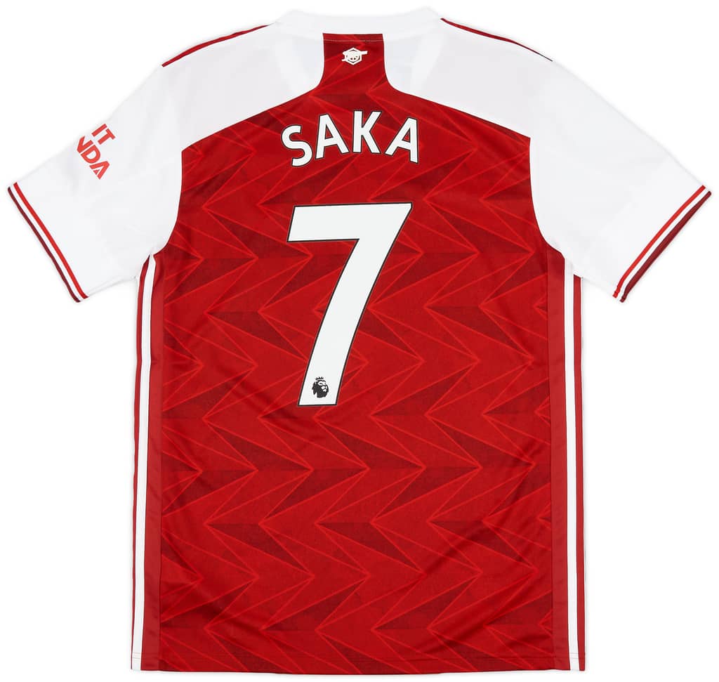 2020-21 Arsenal Home Shirt Saka #7 (M)