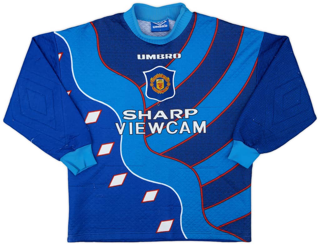 1994-97 Manchester United GK Shirt - 7/10 - (Y)
