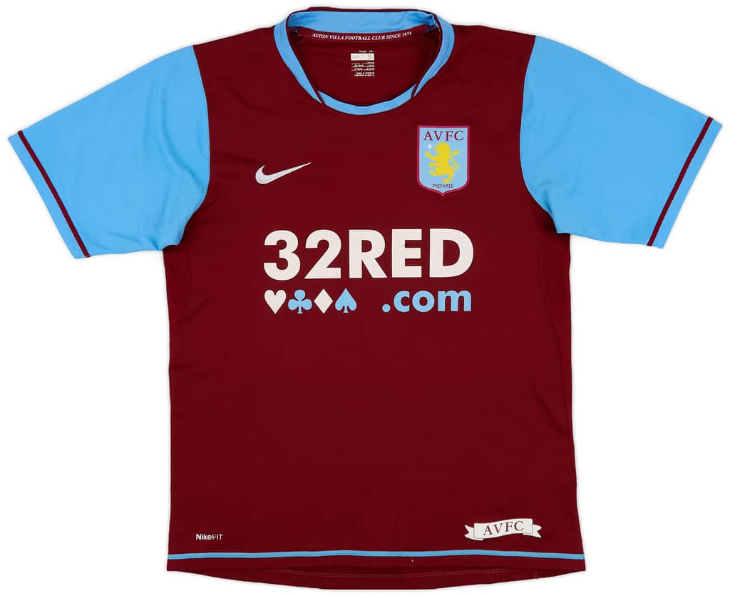 2007-08 Aston Villa Home Shirt - 4/10 - (S)