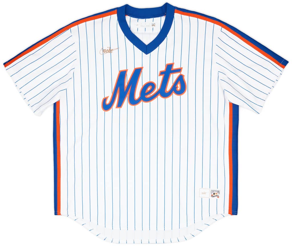 1986 New York Mets Strawberry #18 Nike Copperstown Collection Home Jersey - 9/10 - (XL)