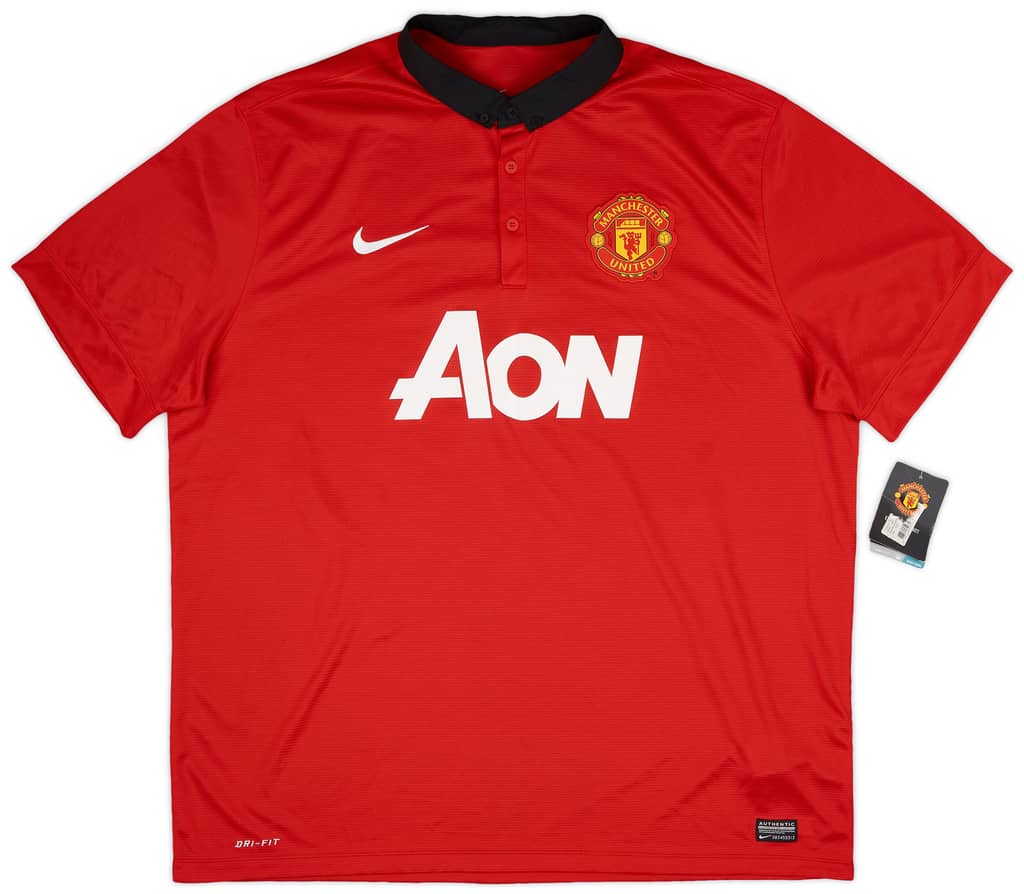 2013-14 Manchester United Home Shirt Rooney #10 (XXL)