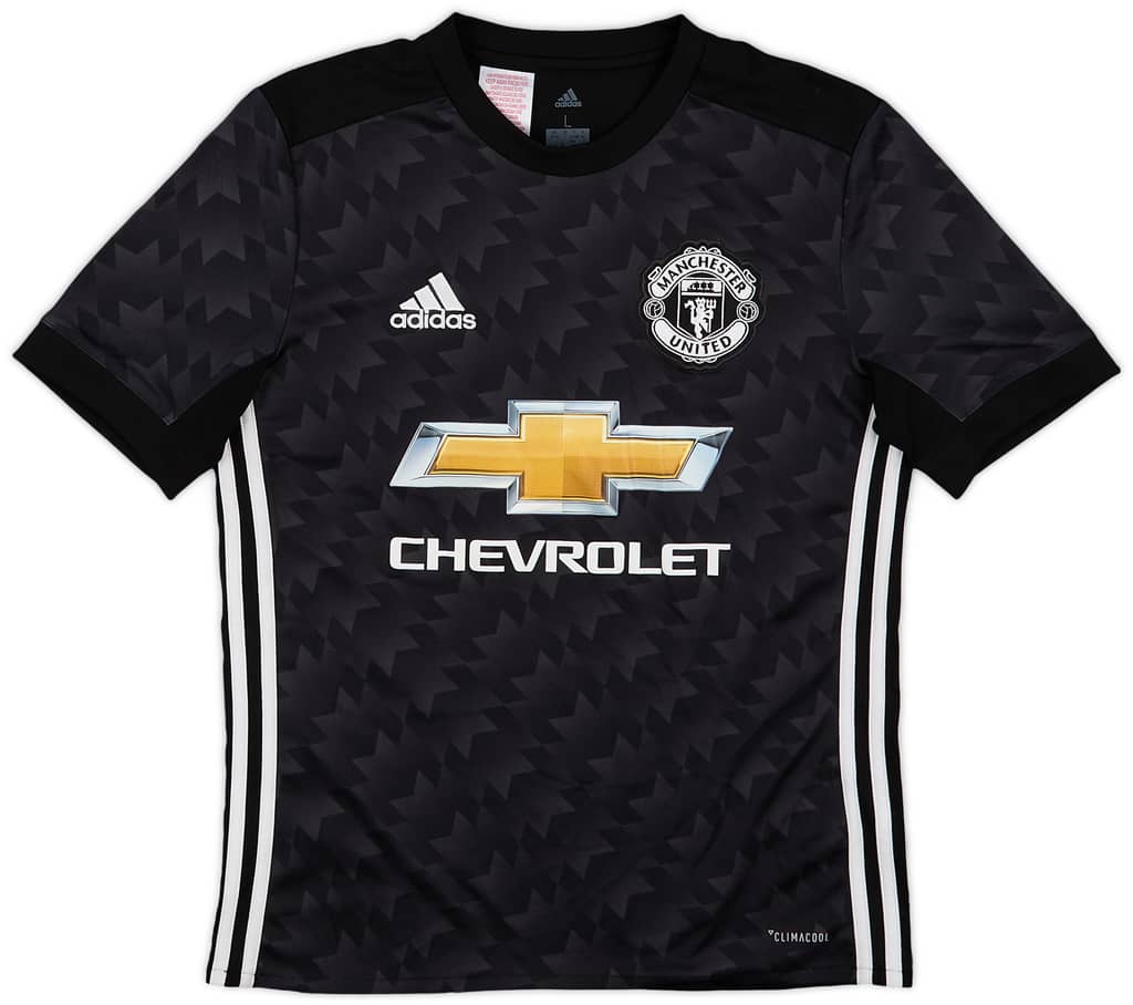 2017-18 Manchester United Away Shirt - 8/10 - (L.Boys)