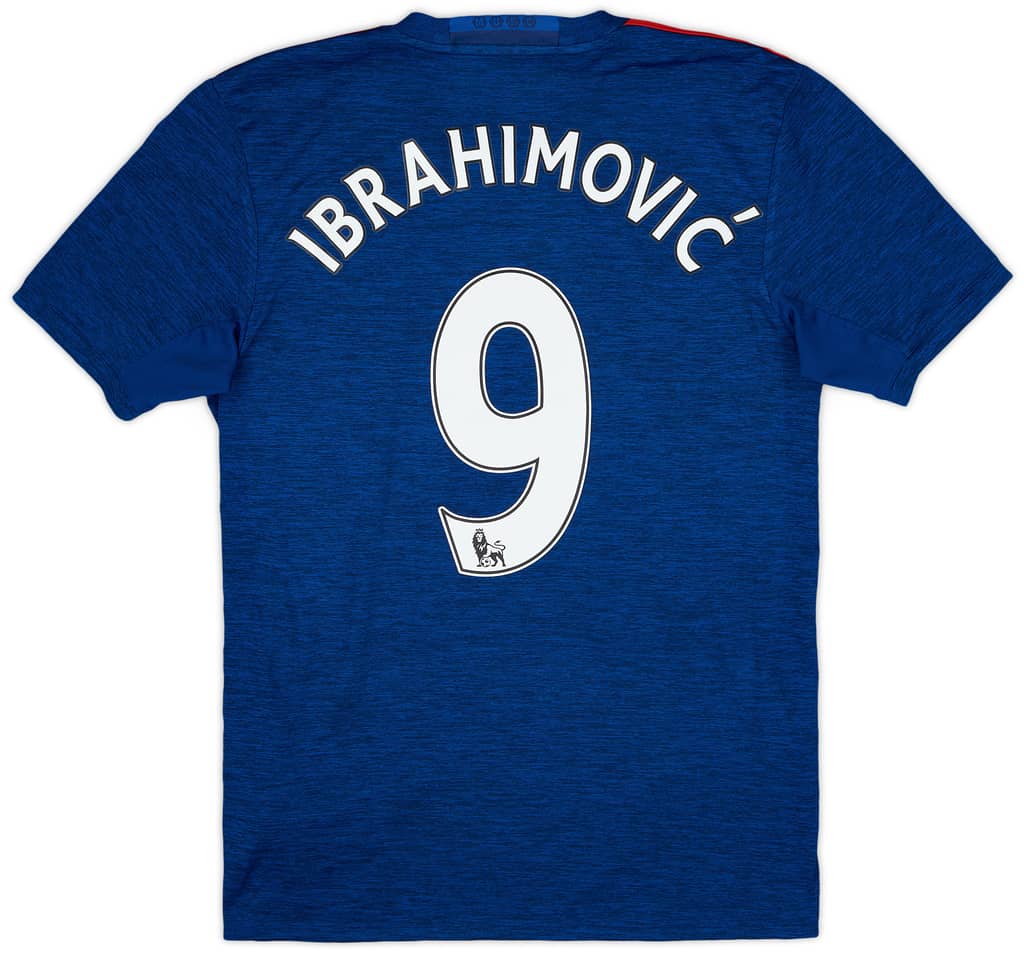 2016-17 Manchester United Away Shirt Ibrahimovic #9 - 8/10 - (XS)