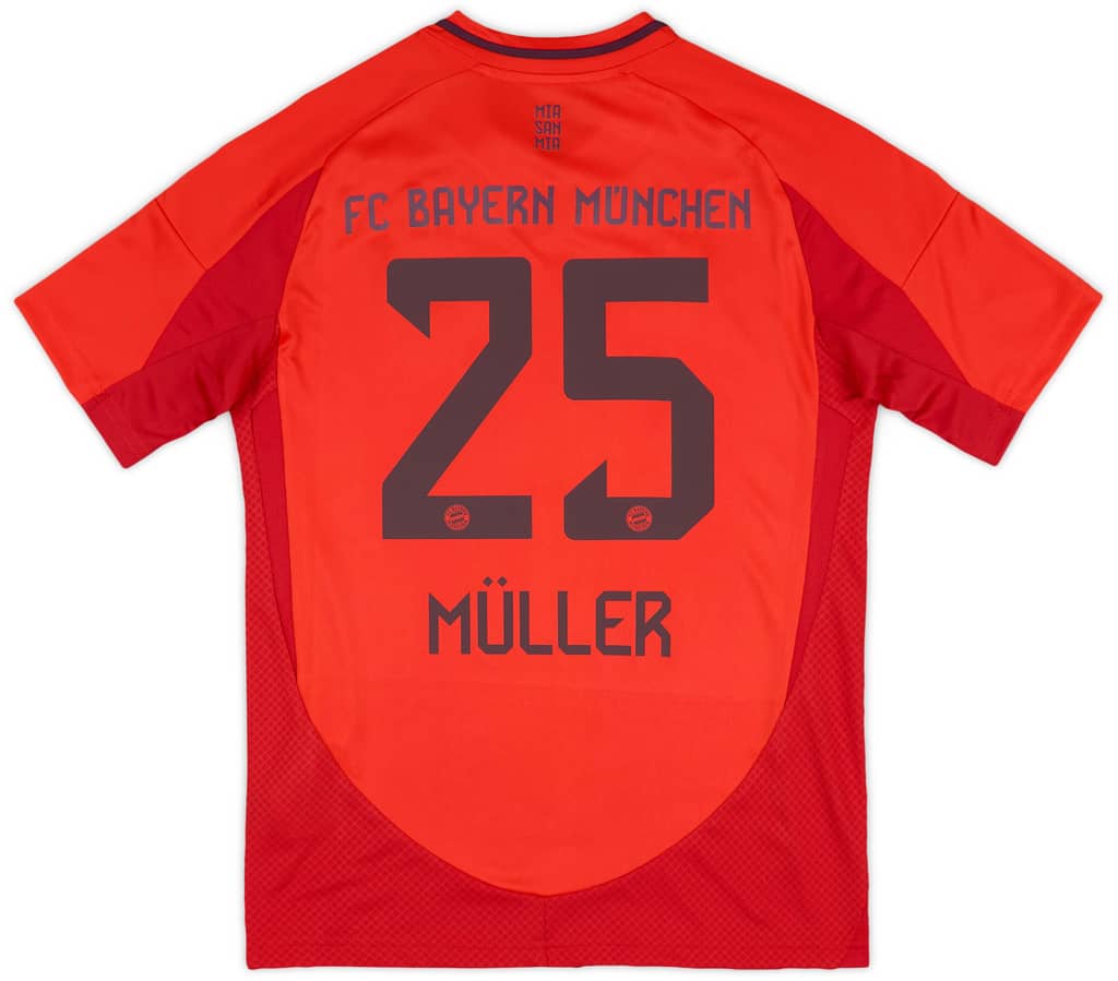 2024-25 Bayern Munich Home Shirt Muller #25 (KIDS)