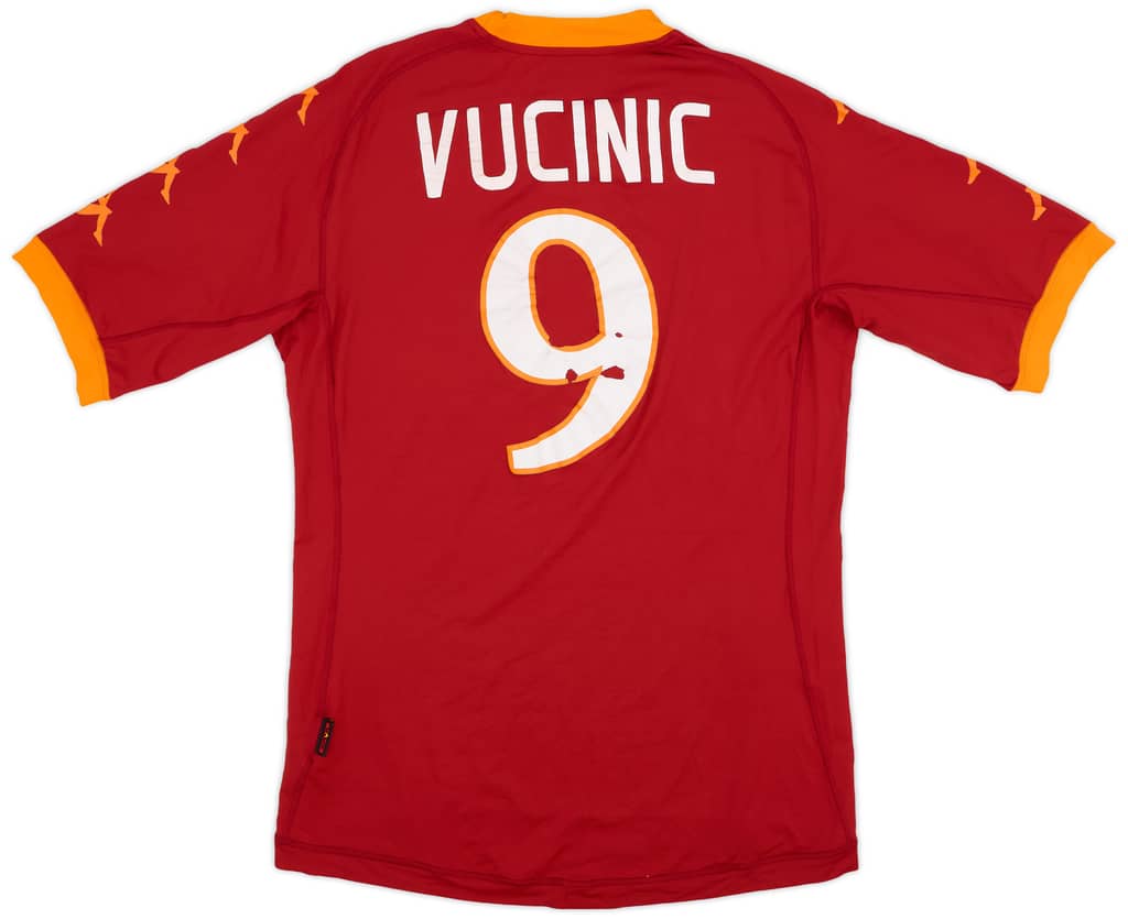 2010-11 Roma Basic Home Shirt Vucinic #9 - 5/10 - (XL)