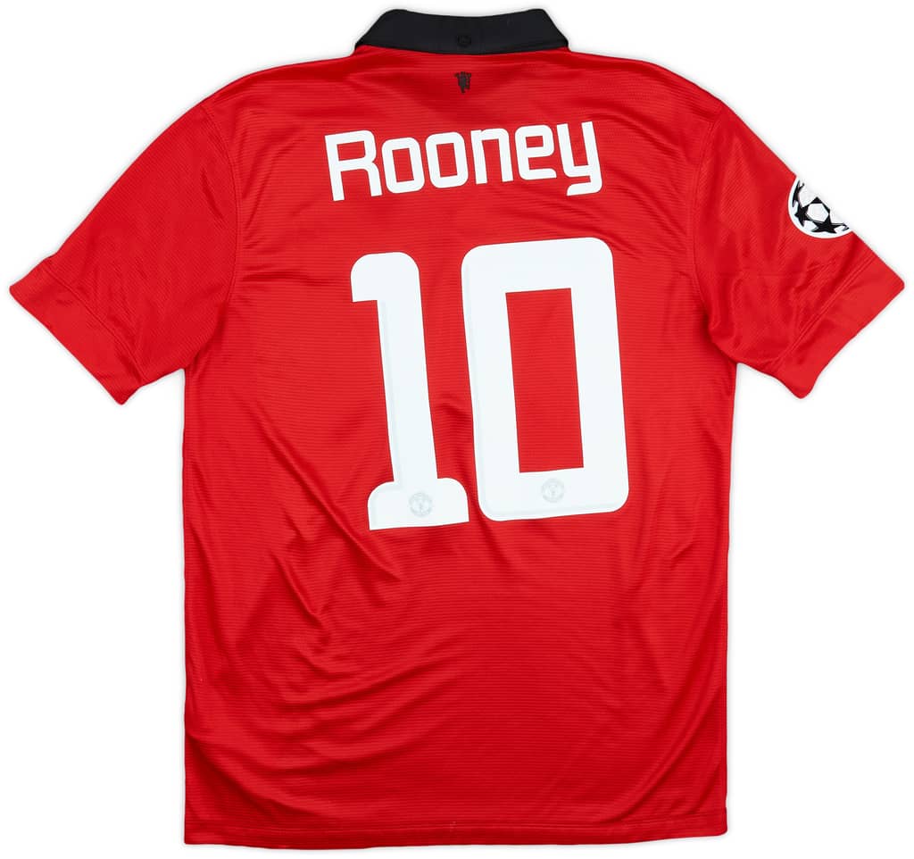 2013-14 Manchester United Home Shirt Rooney #10 - 6/10 - (M)