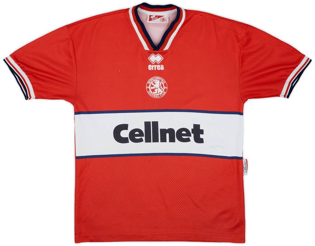 1997-98 Middlesbrough Home Shirt - 7/10 - (M)