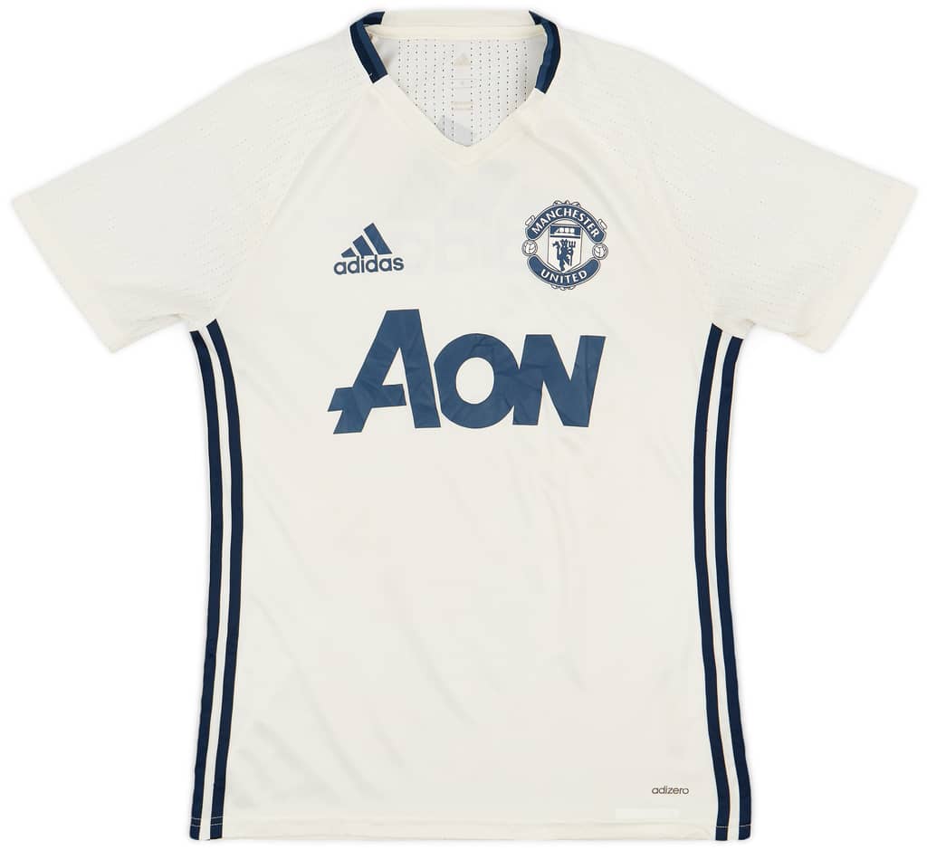 2016-17 Manchester United adizero Training Shirt - 8/10 - (S)