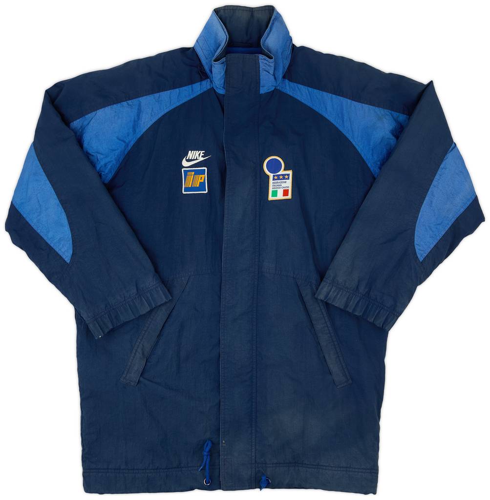 1996-97 Italy Nike Padded Bench Coat - 6/10 - (S)