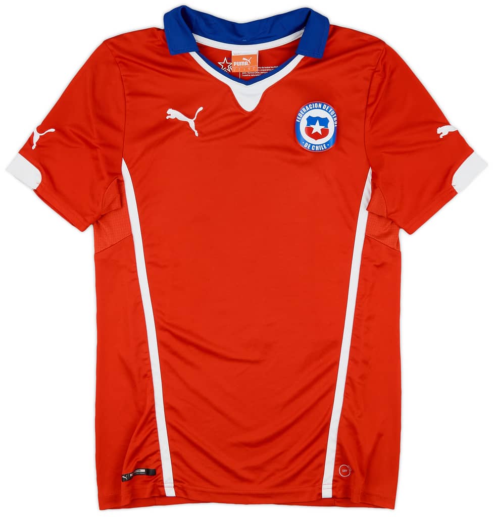 2014-15 Chile Home Shirt Beausejour #15 - 9/10 - (S)