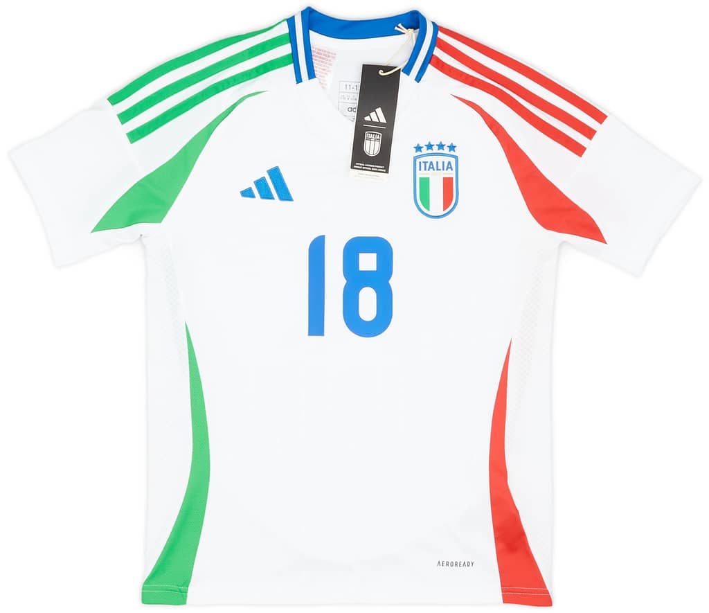 2024-25 Italy Away Shirt Barella #18 (KIDS)