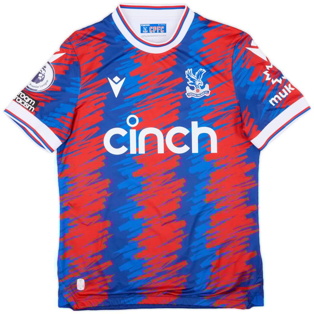 2022-23 Crystal Palace Match Issue Home Shirt Olise #7