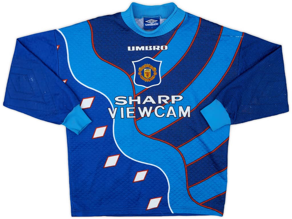 1994-97 Manchester United GK Shirt - 6/10 - (Y)