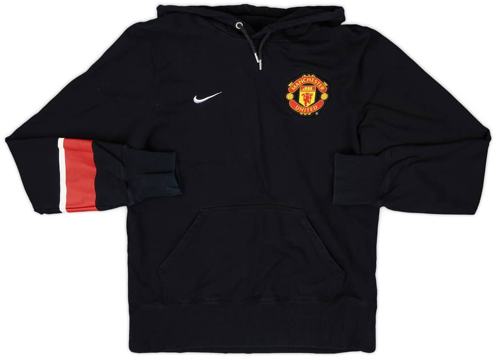 2012-13 Manchester United Nike Hooded Top - 8/10 - (S)