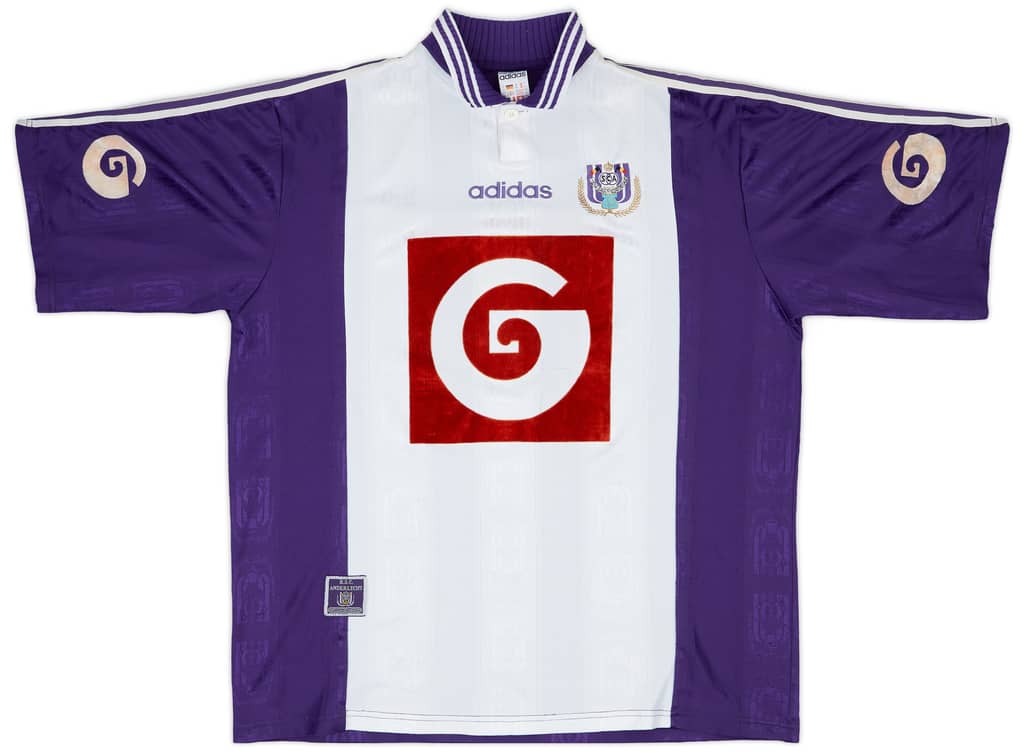 1997-98 Anderlecht Match Issue Away Shirt Doll #12