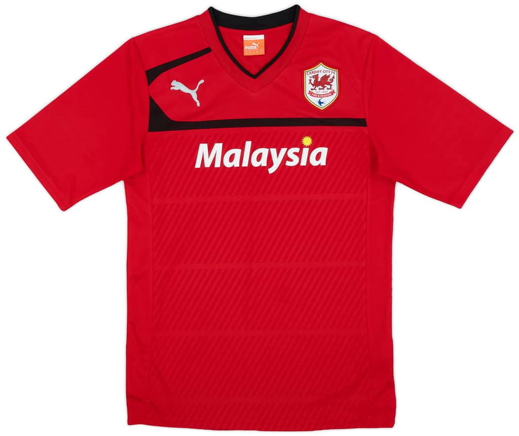 2012-13 Cardiff Home Shirt - 8/10 - (M)