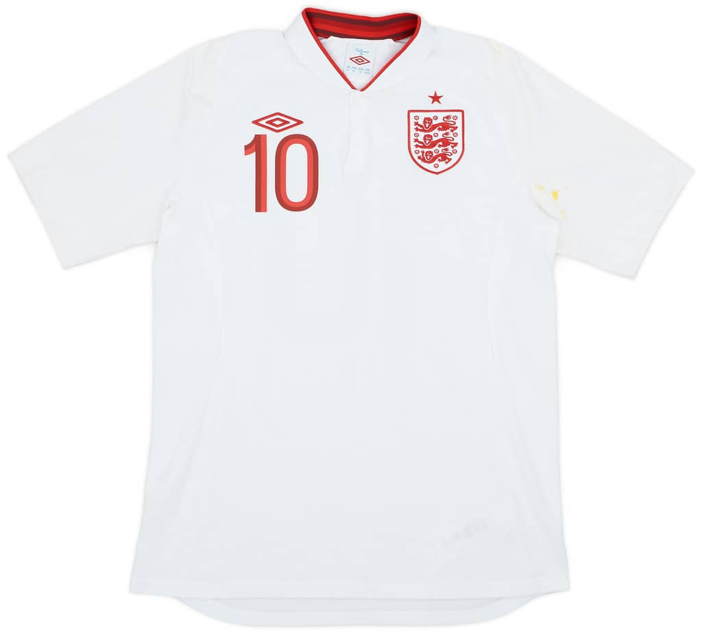 2012-13 England Home Shirt Rooney #10 - 5/10 - (L)