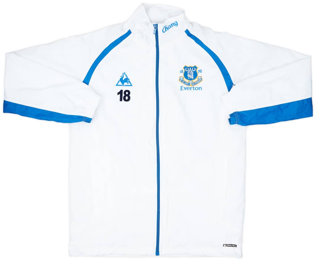 2009-10 Everton Player Issue Le Coq Sportif Track Jacket #18 - 8/10 - (L)