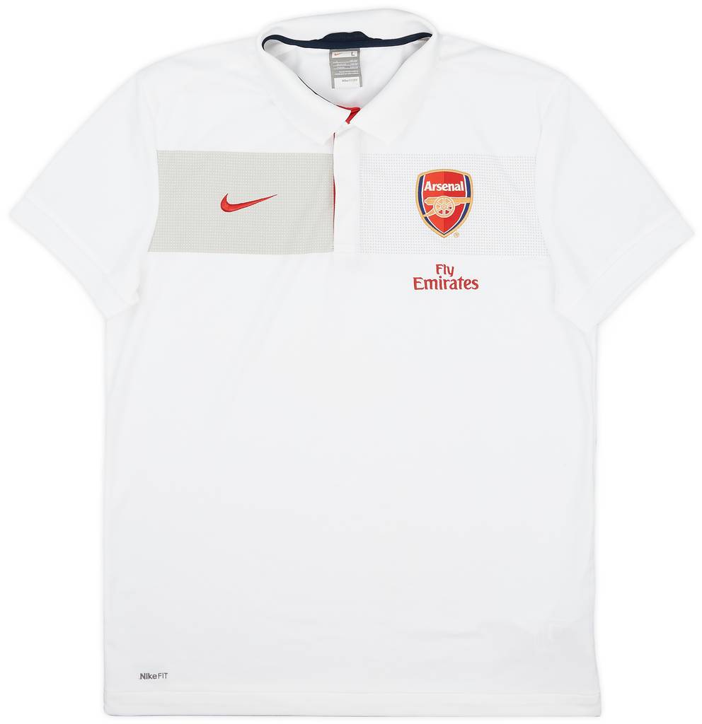 2009-10 Arsenal Nike Polo Shirt - 7/10 - (L)