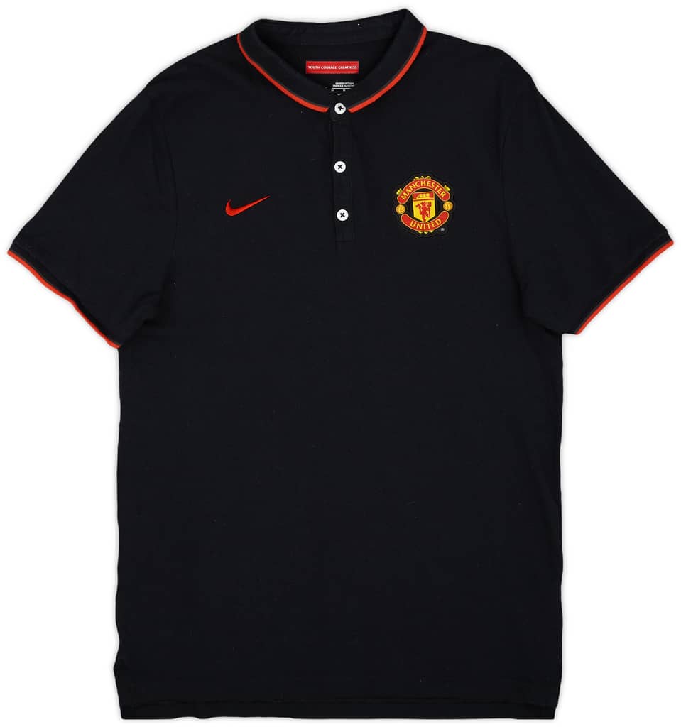 2014-15 Manchester United Nike Polo Shirt - 9/10 - (M)
