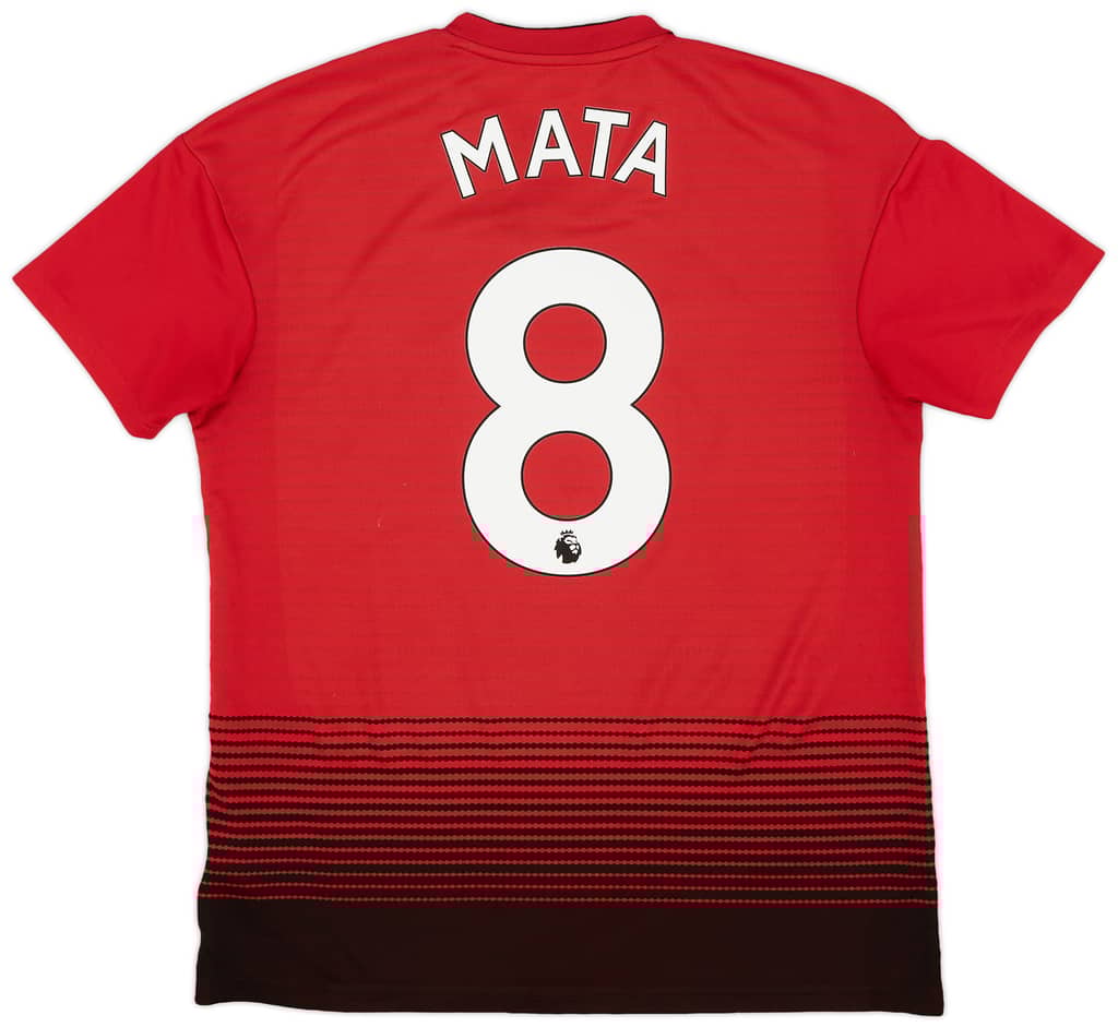 2018-19 Manchester United Home Shirt Mata #8 - 5/10 - (M)
