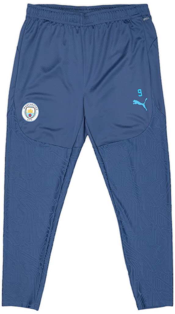 2024-25 Manchester City Player Issue Training Pants/Bottoms #9 (Haaland) - 9/10 - (XL)