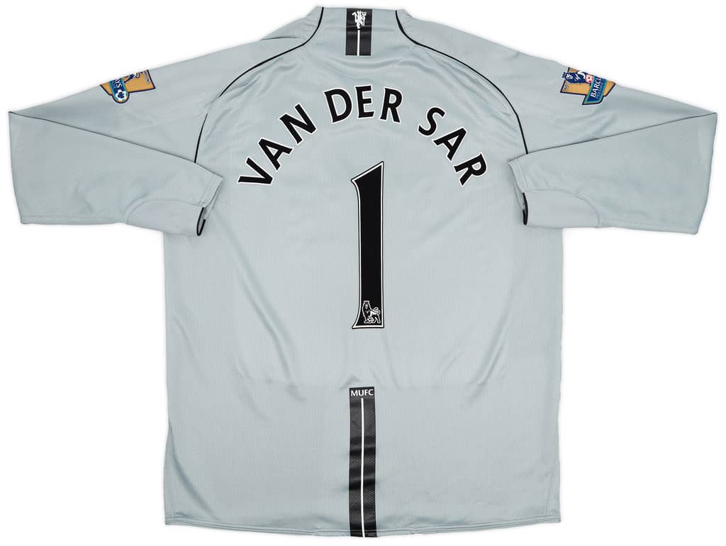 2007-08 Manchester United Player Issue GK Shirt Van Der Sar #1 - 9/10 - (XXL)