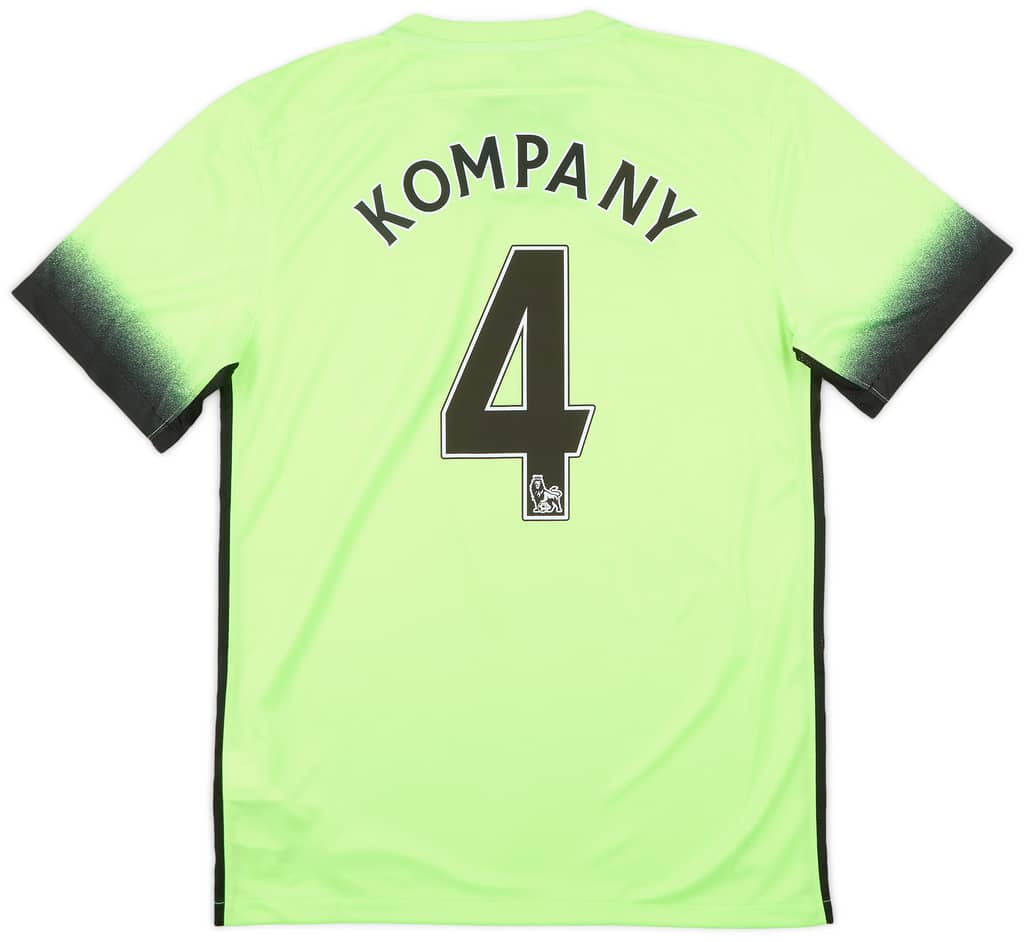 2015-16 Manchester City Third Shirt Kompany #4 (M)