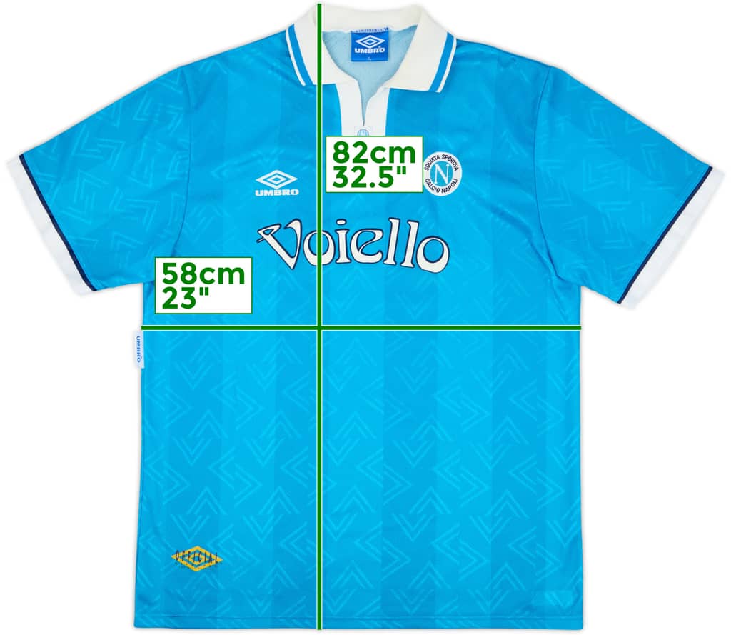 1993-94 Napoli Home Shirt - 9/10 - (XL)