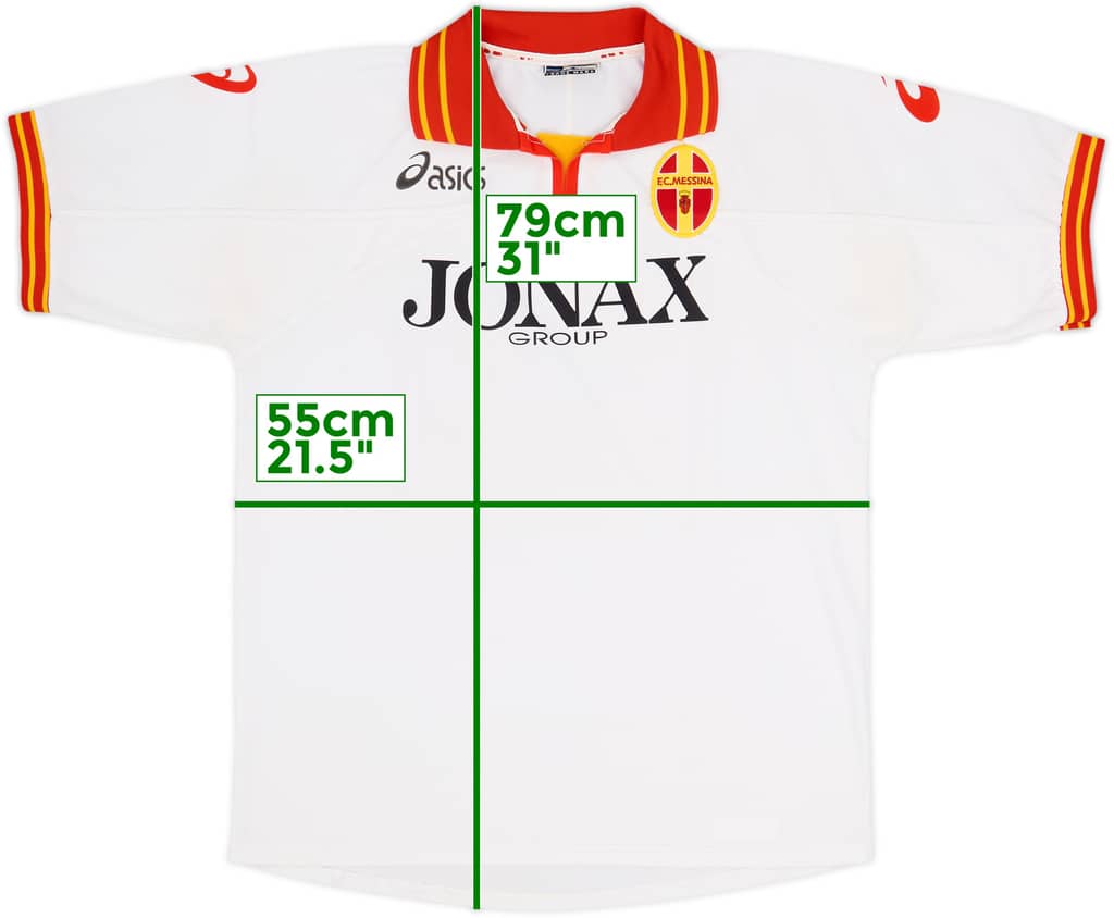 Camiseta de local de Messina 2001-02 - 6/10 - (M)