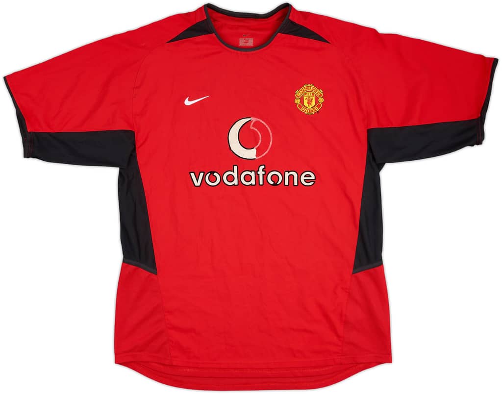2002-04 Manchester United Home Shirt - 4/10 - (L)