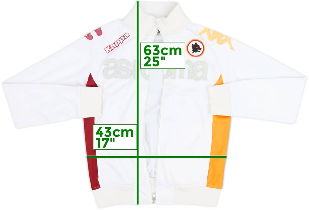 2009-10 Roma Kappa Track Jacket - 4/10 - (XL.Boys)