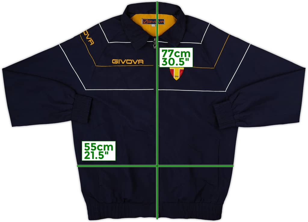 2013-14 Messina Givova Track Jacket - 7/10 - (L)