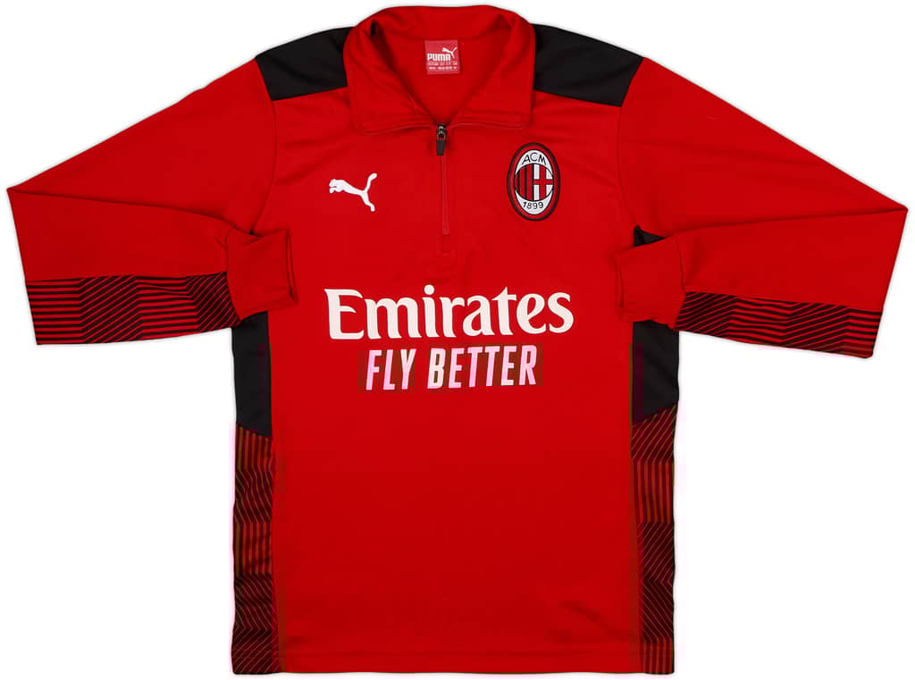 2017-18 AC Milan Puma 1/4 Zip Drill Top - 8/10 - (M)