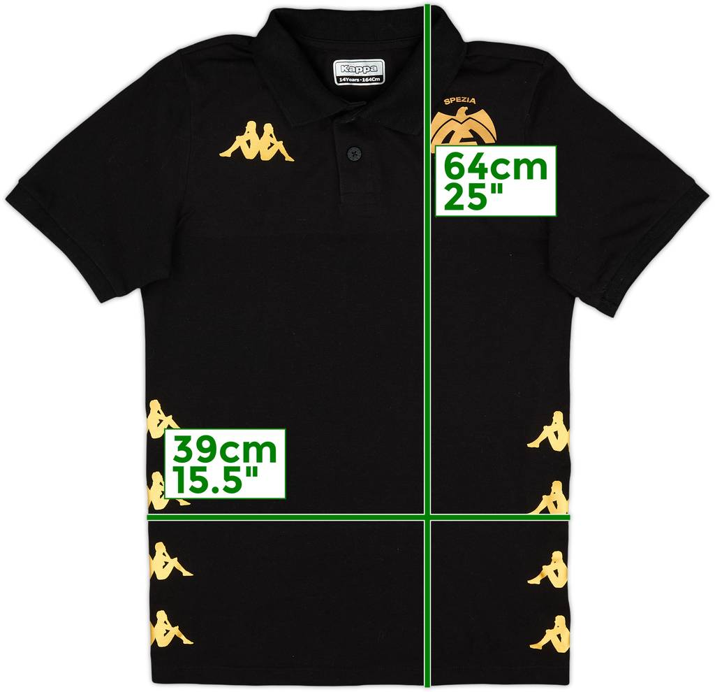 2023-24 Spezia Kappa Polo Shirt - 8/10 - (L.Boys)
