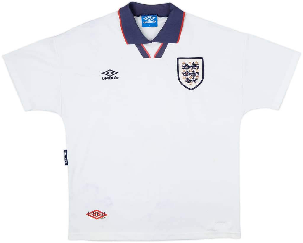 1993-95 England Home Shirt - 8/10 - (L)