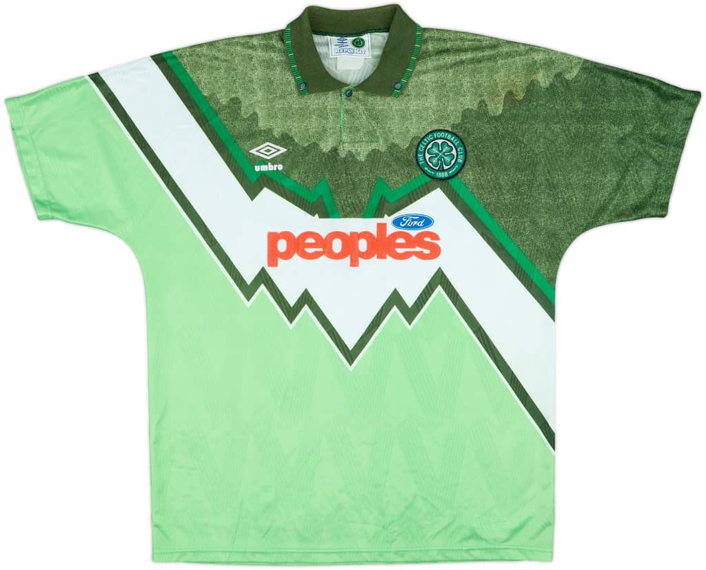 1991-92 Celtic Away Shirt - 8/10 - (L)