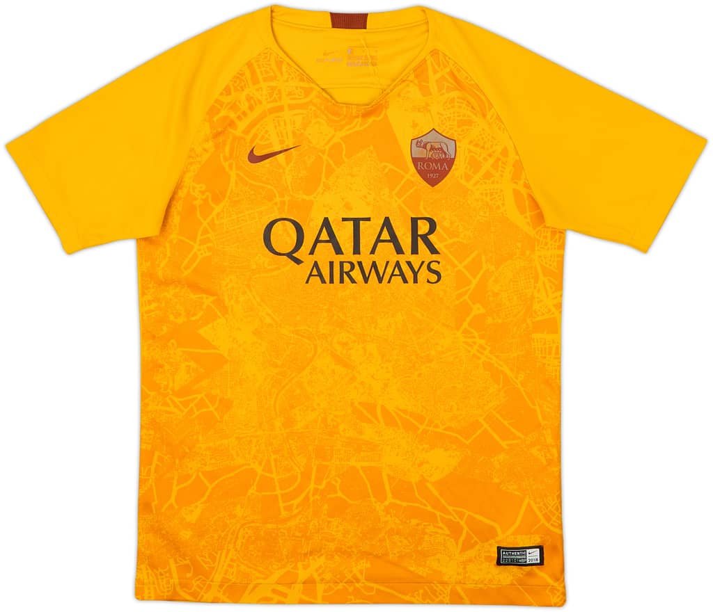 2018-19 Roma Third Shirt - 6/10 - (L.Boys)
