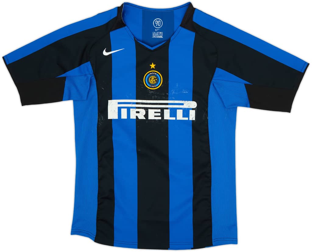 2004-05 Inter Milan Home Shirt - 4/10 - (XL.Boys)