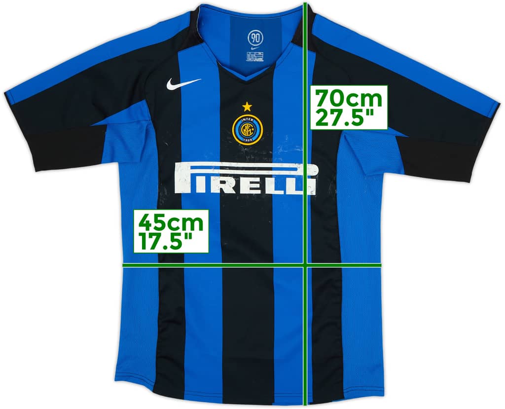 2004-05 Inter Milan Home Shirt - 4/10 - (XL.Boys)