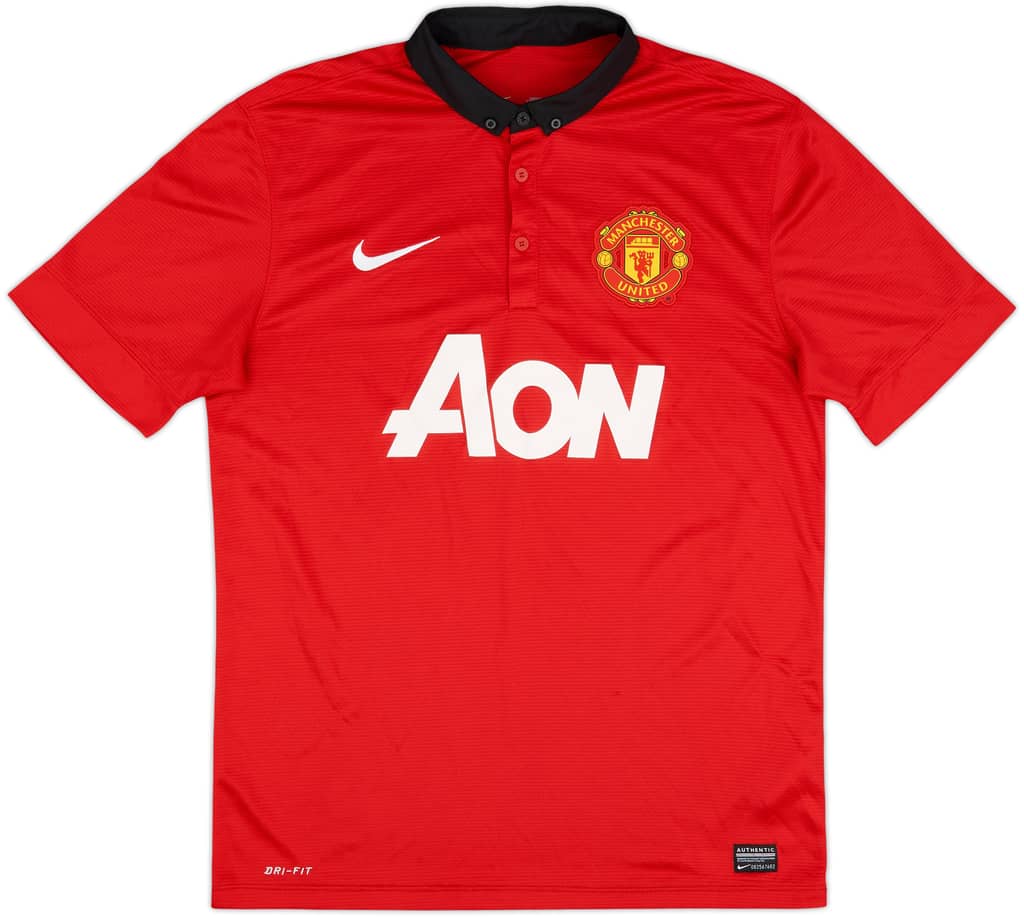 2013-14 Manchester United Home Shirt Evra #3