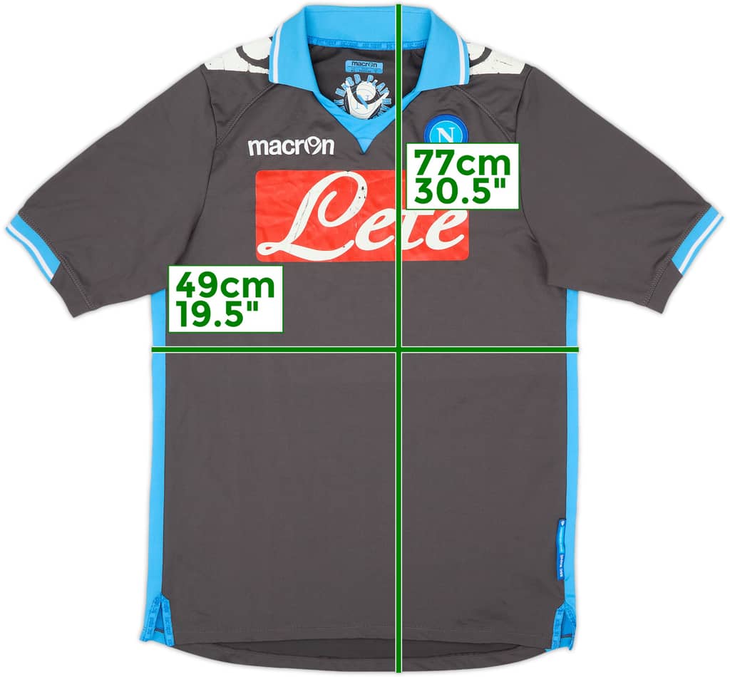 2015-16 Napoli Away Shirt - 5/10 - (XL)