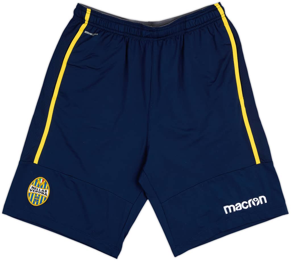 2018-19 Hellas Verona Macron Training Shorts - 7/10 - (L)