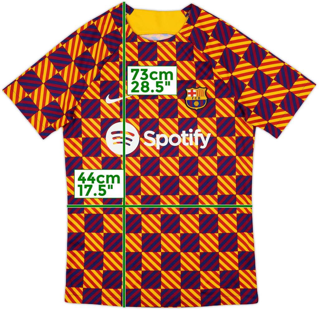2023-24 Barcelona Nike Training Shirt - 10/10 - (S)