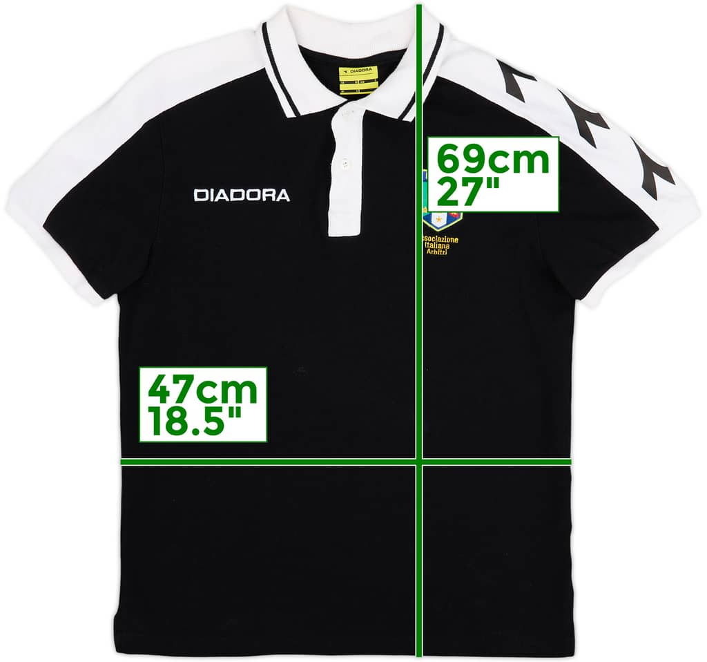 2010-11 Italy Diadora Referee Polo Shirt - 8/10 - (S)
